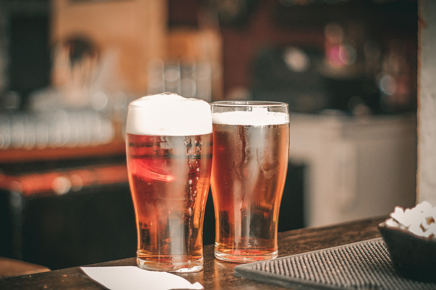 Beer glasses